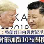 美國對華加征10%關稅將生效 白宮:特朗普日內與習近平通話