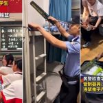 湖北襄陽警入校「踢倉」式檢查 對象竟是初中學生︱有片