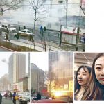 長春鬧市廣場連環爆 炸彈飛落街一死一傷