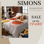 小单品让家里焕然一新! Simons INS风家居好物、床单低至2.5折