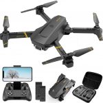 史低价! DRONEEYE高清FPV可折叠RC四轴无人机$66.49