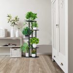 家里的小盆栽用它收纳! WEENINE5层植物展示架$54.99