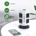 8插座+4USB! AMINZER带电涌保护超大容量充电站$25.74